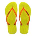 havaianas(ハワイアナス) SLIM LOGO POP-UP スリムロゴポップアップ Lime Green(ライムグリーン)サンダル 23cm/24cm レディース