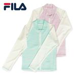 水着 キッズ ラッシュガード 長袖 男の子 女の子 フルジップ 140 150 160 170 FILA フィラ 120821