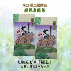 お茶 茶 緑茶 送料無料 お茶のぶどう園 大綱みどり 極上 100g × 2本 セット 日本茶 鹿児島茶 煎茶 茶葉 tea 川内大綱引 ギフト プレゼント 贈り物 お歳暮