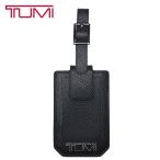 TUMI ID багажный бирка Tumi багаж чехол для пропуска натуральная кожа чёрный черный 