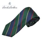  Brooks Brothers галстук BROOKS BROTHERS шелк Thai полоса America производства зеленый темно-синий 