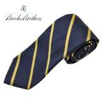  Brooks Brothers галстук BROOKS BROTHERS шелк Thai полоса America производства темно-синий Gold 