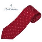  Brooks Brothers галстук BROOKS BROTHERS полька-дот точка рисунок шелк Thai America производства красный красный 