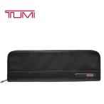 TUMI галстук кейс Tumi натуральная кожа шероховатость палочка нейлон чёрный черный [223196 D4]