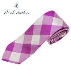  Brooks Brothers галстук BROOKS BROTHERS проверка тонкий Thai узкий галстук шелк America производства лиловый белый 