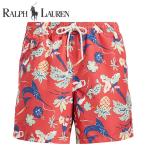  Ralph Lauren купальный костюм море хлеб POLO RALPH LAUREN Polo мужской джентльмен для плавание одежда шорты Surf шорты тропический красный 