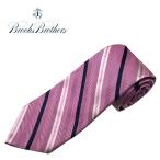  Brooks Brothers галстук BROOKS BROTHERS Makers and Merchants полоса шелк Thai America производства Англия тканый розовый 