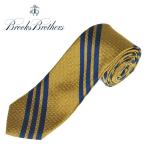  Brooks Brothers галстук BROOKS BROTHERS полоса тонкий Thai узкий галстук шелк America производства Gold темно-синий 