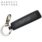  Barneys New York кольцо для ключей BARNEYS NEWYORK брелок для ключа чехол для ключей натуральная кожа черный чёрный 
