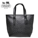  Coach мужской большая сумка COACH MENS signature натуральная кожа сумка чёрный черный [F57566 BK/BK][ outlet ][ бесплатная доставка ]