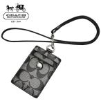  Coach ID кейс COACH чехол для проездного билета чехол для пропуска ремешок на шею [F68661 SBWBK][pei тонн signature Ran ярд ID][ outlet ]