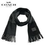  Coach мужской muffler COACH MENS бренд большой размер палантин шерсть для мужчин и женщин чёрный черный серый 