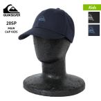 QUIKSILVER/クイックシルバー キッズ キャップ 帽子 ぼうし コットンベースボールキャップ 紫外線対策 ブラック 黒 男の子 KCP201628