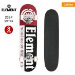 ELEMENT/エレメント スケートボード コンプリートデッキ 7.375インチ スケボー ギア デッキ トラック ウィール付き 完成品 BD027-411