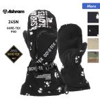 ASHRAM/アシュラム メンズ GORE-TEX スノーグローブ POD スノーボード ゴアテックス 防寒 手袋 ポケット付 リーシュコード付 グローブ