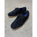 BLOHM KILT BLACK / стеганый кожа обувь замша блинчики подошва 