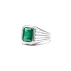 EPHEMERAL GANGSTER RING (EMERALD)