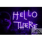  оригинал neon автограф стеклянный HELLO THERE магазин табличка балка Cafe интерьер party орнамент led табличка american смешанные товары выполненный под заказ возможность 