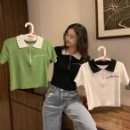 ショッピング韓国ファッション Tシャツ レディース 半袖 へそ出し ショート丈 タイト  トップス ショートタンクトップ 夏 ゆるい 韓国ファッション 原宿系 ストリート