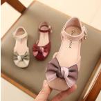 キッズ サンダル 女の子 履きやすい ビーチサンダル 可愛い 子供靴 シューズ 夏 シンプル やわらかい ガールズ オシャレ 蝶結び ピカピカ