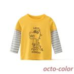 Tシャツパーカーキッズ長袖秋韓国子...