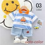 子供服 セットアップ 春夏 男の子 子供ジャージ キッズ 韓国子供服 ジュニア 上下セット 半袖 シャツ ショートパンツ ベビー服 男児 おしゃれ 通学着 通園着