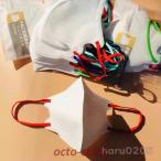 マスク 50枚入 3D立体 不織布 使い捨てマスク 幅広耳ゴム 3層構造 白 バイカラー  無地 10個包装 携帯便利 PM2.5 防水 通勤 通学 花粉 ウイルス対策 マスク