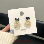 Yahoo! Yahoo!ショッピング(ヤフー ショッピング)925シルバー レディースピアス リボンピアス ビーズピアス 2021 新作 ピアス レディース