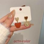 Yahoo! Yahoo!ショッピング(ヤフー ショッピング)レディース アクセサリー S925シルバーニードル クマ ピアス 2022 新商品 韓国風 ハート