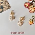 Yahoo! Yahoo!ショッピング(ヤフー ショッピング)S925シルバーニードル イミテーション ダイヤ パール フラワーピアス 2022 新商品 トレンディ ハイエンド 女性