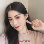 ピアス レディース S925シルバーニードル レトロ 千鳥格子 千鳥柄ピアス かわいい おしゃれ女子 ブラウン ピンク カフェ風 シンプル 可愛い 3カラー