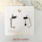 Yahoo! Yahoo!ショッピング(ヤフー ショッピング)ピアス  レディース ピアス キャッチ シルバーニードル ピアス レトロ アシンメトリー ピアス プレゼント パーティー デート よく売れる 2021スタイル