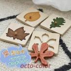 木のおもちゃ 知育玩具 ペグパズル ピックアップパズル 葉 木の葉 カラフル 植物 認識 モンテッソーリ おもちゃ 型はめ 子供 ブロック パズル 木製