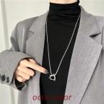 Yahoo! Yahoo!ショッピング(ヤフー ショッピング)レディース ネックレス 2021 新作 ロングネックレス 秋 冬 ハイセンスネックレス シンプルセーターチェーン シンプルデザインネックレス