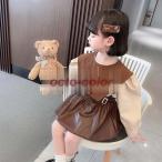 ショッピング韓国子供服 韓国子供服 セットアップ キッズ 子供服 女の子 秋服 春服 ブラウス 長袖 スカート Aライン おしゃれ 可愛い こども服 ジュニア ベビー服 トップス ボトムス