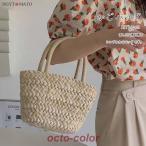 カゴバッグ トート ハンドバッグ トートバッグ 手持ちバッグ サマーバッグ ストローバッグ かごバッグ 草編み 手提げ ミニバッグ 軽量 可愛い おしゃれ 春 夏