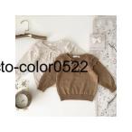 ニット トップス リボン 秋 秋冬 冬 女の子  ベビー 赤ちゃん フリルニットトップス  リボン 子供服 キッズ 子ども  ケーブル編み あたたかい