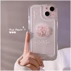 iPhone14 ケース　クリア  リボン　iPhone13 ケース iPhone14Pro Plus Pro Max iPhoneSE 第3世代 ケース iPhone13Pro mini ProMax アイフォン14 シリコンケース
