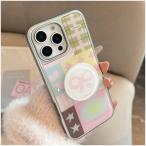 スマホケース 可愛いiPhone16スマホケース 韓国 ストラップ付 かわいい スマホカバー ハンドストラップ アイフォンケース スマホケース おしゃれ