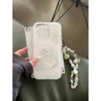 携帯ケース 韓国 iPhoneケース iPhone16ケース おしゃれデザイン ゆるキャラ かわいい ソフトクリアケース 透明 イラスト