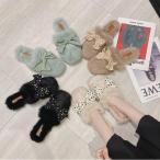 Yahoo! Yahoo!ショッピング(ヤフー ショッピング)レディース スリッパ もこもこ 可愛い ルームスリッパ ルームシューズ あったか おしゃれ リボン