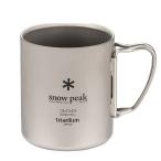 snow peak スノーピーク チタンダブルマグ 300 フォールディングハンドル MG-052FHR カップ ソーサー キッチン 日用品 文具 テーブルウェア
