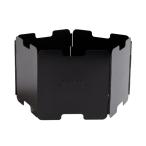 vargo(バーゴ) アルミニウム ウインドスクリーン ブラック T-422  風防 ストーブ ランタン ヒーター ウォーマー アウトドア　アルコールストーブ