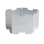 vargo バーゴ アルミニウム ウインドスクリーン /ナチュラル T-420 シングルバーナーコンロ アウトドア 釣り 旅行用品 キャンプ アクセサリー 風防