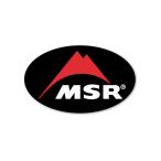 MSR(エムエスアール) MSRロゴオーバルステッカー 36904  ステッカー スキー スノボ　ステッカー