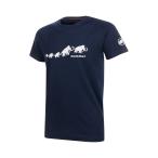 Mammut マムート QD Logo Print T-Shirt AF Men/marine PRT3/S 1017-02010 男性用 シャツ ポロシャツ アウトドア 釣り 旅行用品 半袖Tシャツ