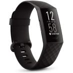 フィットビット ウェアラブル活動量計 (ブラック/ブラック) L/SサイズFitbit Charge4 GPS搭載 フィットネストラッカー Black/Black FB417BKBK-FRCJK[並行輸入品]