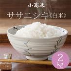 新米 うるち米 精白米 米 お米 ササニシキ 小高米 2kg 令和５年