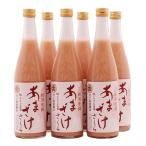 甘酒 ストレート甘酒 桜 6本セット 紅麹 米麹 お花見 あまざけ 砂糖不使用