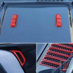 ショッピンググラディエーター 【並行輸入品】ジープ ラングラー JL グラディエーター JT 2018-2024 フードベント エンジンフードヒンジ サイド AC ベントアウトレットトリム